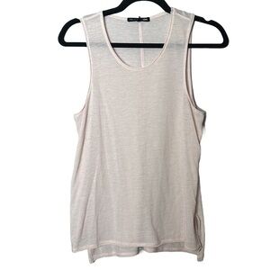 Rag & Bone Pink Tank Top with Scoop Neckline